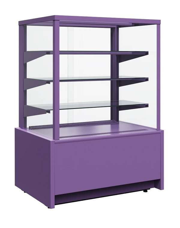 Витрина кондитерская холодильная Carboma Cube Люкс ВХСв-1,3д  KC70 VV 1,3-1 STANDARD 0102-0109