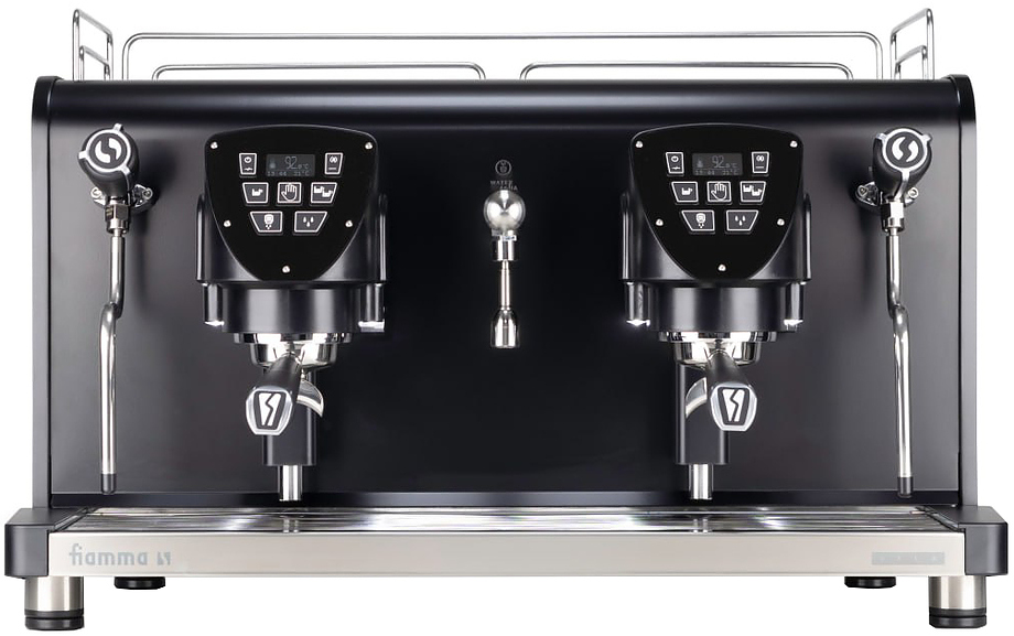 Профессиональная кофемашина FIAMMA серии Vela 2 Dual TC Black (2 высокие группы, авт., двойной бойлер)