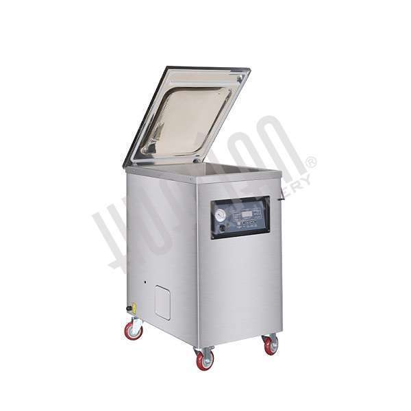 Напольный вакуумный упаковщик DZQ-400DC (нерж., газ)