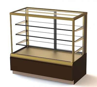 Витрина кондитерская холодильная Carboma Cube ВХСв-0,9д  для шоколада KC70 VH 0,9-1 LIGHT Chocolate 0102-0109