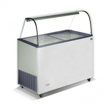 Витрина для мороженого CRYSTAL VENUS 36 VITRINE Corved (гнутое стекло) без запасника
