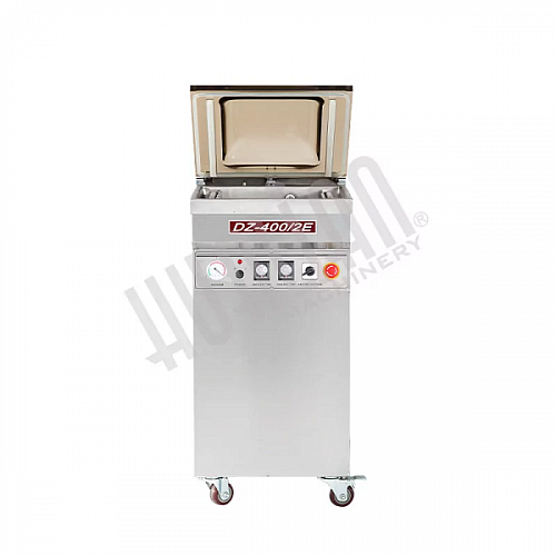Напольный вакуумный упаковщик DZQ-400/2E (нерж., газ)