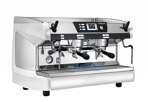 Профессиональная кофемашина Nuova Simonelli Aurelia II T3 2Gr S 380V pearl white+cupwarmer (Высокая группа)