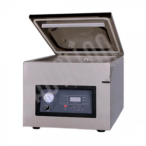 Настольный вакуумный упаковщик DZQ-400/T (нерж., газ)