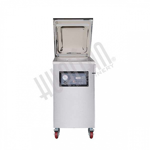 Напольный вакуумный упаковщик DZQ-400DC (нерж., газ)